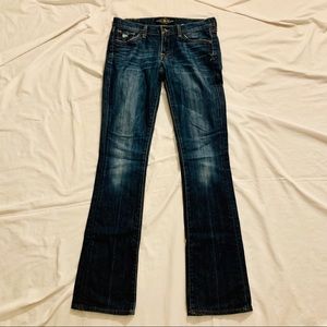 LUCKY BRAND ZOE BOOT STRETCH JEANS sz 6 / 28